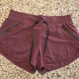 ZYIA Purple Athletic Shorts Lightweight Performance